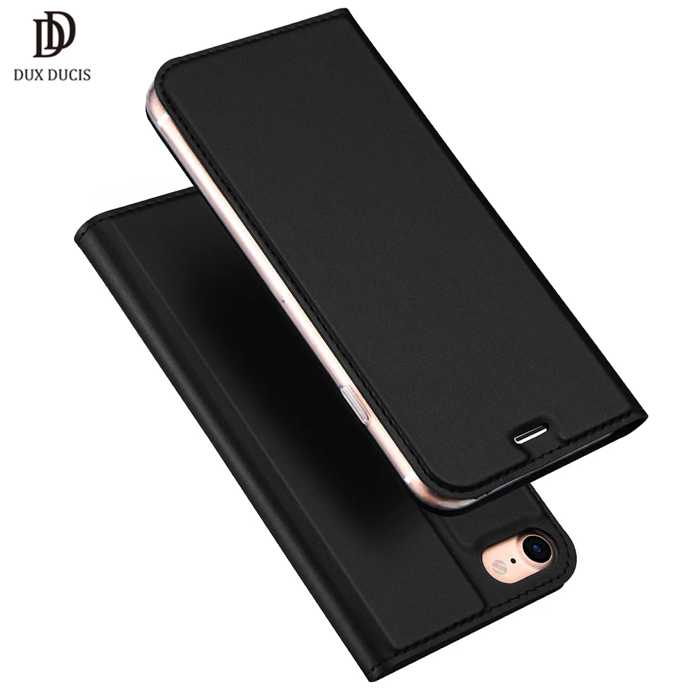 

DUX DUCIS Leather Flip Case for iPhone 8 7 Plus Luxury Wallet Book Phone Cover for iPhone 7 8 6 6s Plus iphone8 Case Etui Funda