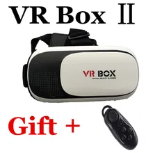 HOT Google cardboard VR BOX II 2.0 Version VR Virtual Reality 3D Glasses For 3.5 – 6.0 inch Smartphone+Bluetooth Controller 1.0