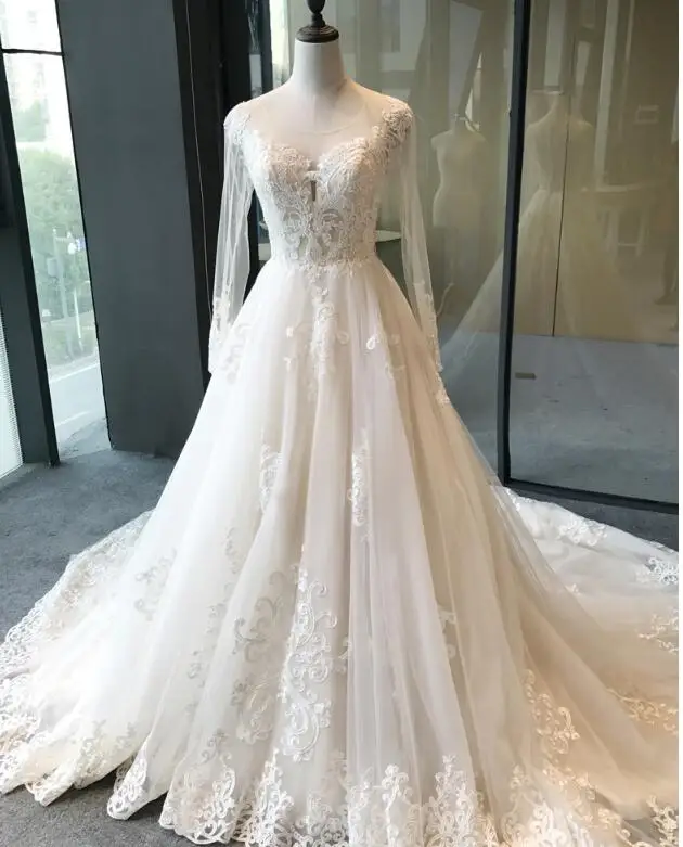new model long gown