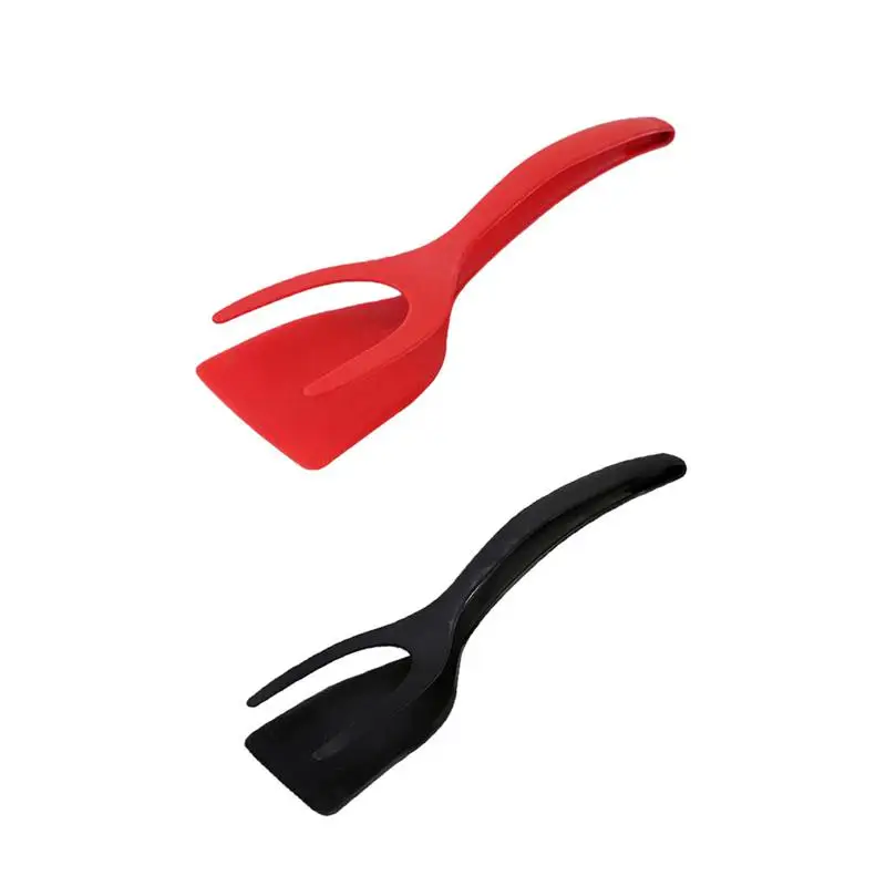 

Grip and Flip Tongs Spatula Turner Kitchen 2 in 1 Spatula for Pancake Steak Frying