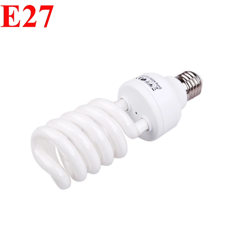 

E27 110V 5500K 45W Photo Studio Bulb Video Light Photography Daylight Lamp