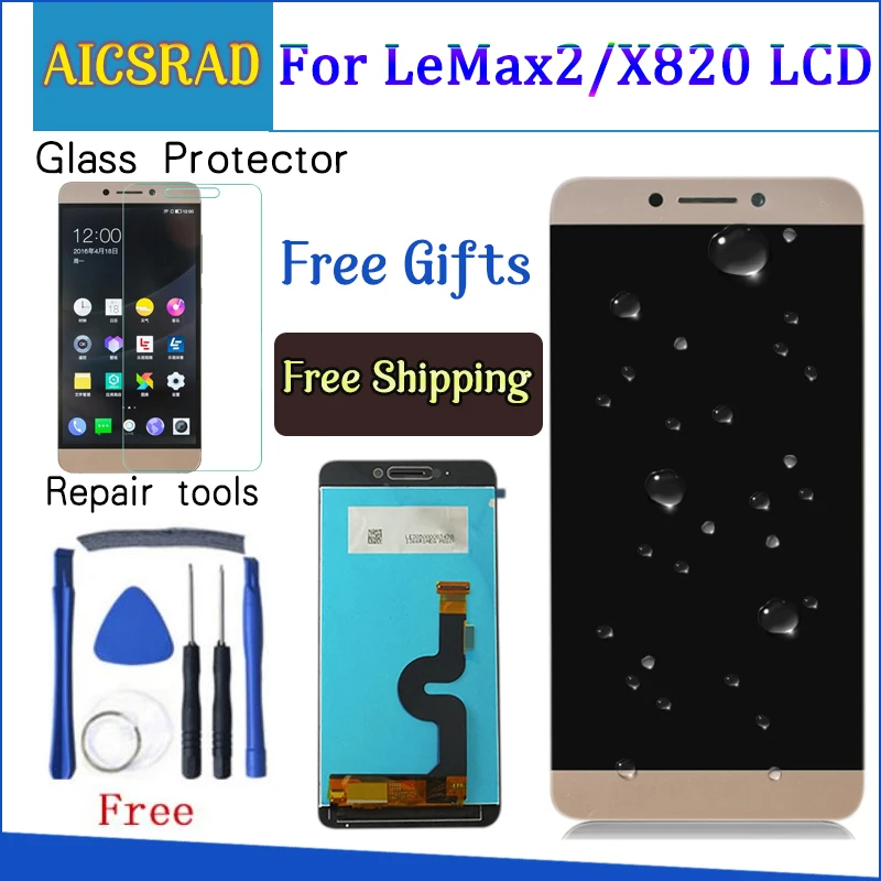 AICSRAD качество для LeEco Le max2 x820 X823 X829 ЖК-дисплей кодирующий преобразователь сенсорного экрана в сборе для телефона LeEco Le max 2