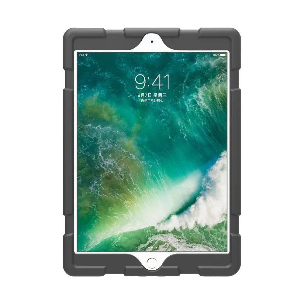 Чехол для iPad 9,7 "2017 2018 5th 6th Pro 9,7" случай Противоскользящий силиконовый Heavy Duty Прочный Hybrid для iPad Air 1 Air 2 5, 6