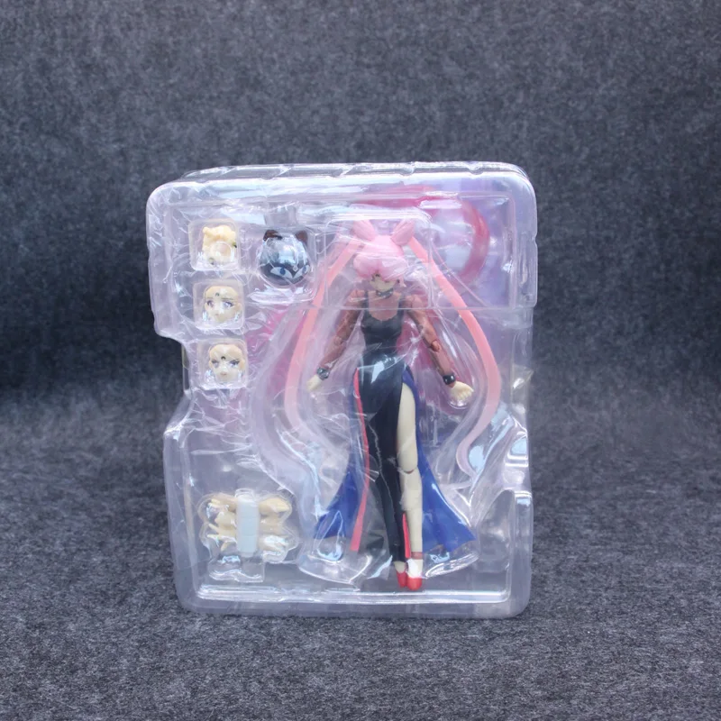 SHF Black Lady Сейлор Мун BJD коллекция фигурок игрушек 15 см|Игровые фигурки и