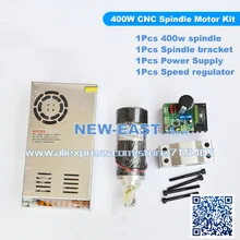 DIY Kit ER11 0.4kw шпинделя Двигатель 400 Вт шпинделя+ кронштейн+ Питание+ Скорость регулятор поддержка Mach3 системы