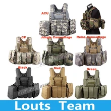 Высококачественная мягкая пневматическая пушка нейлоновая Боевая наружная фантомная тактическая жилетка Камуфляжный военный защитный жилет