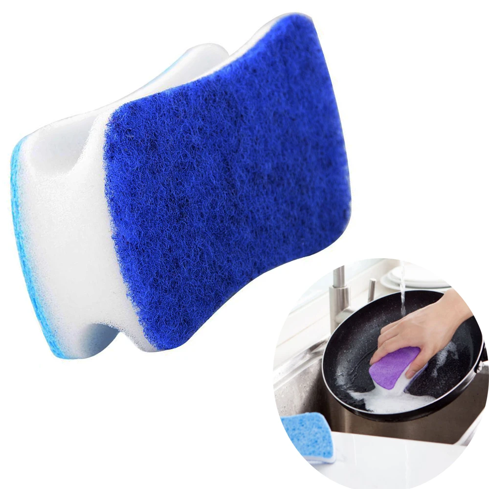 Double Layer Sponge Kitchen Cleaning Sponge Eraser Keyboard Cleaning