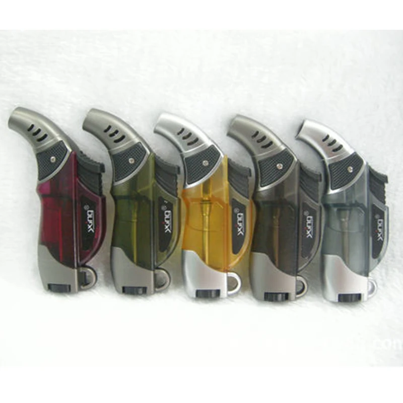 

Outdoor BBQ Spray Gun Jet Butane Pipe Lighter Torch Turbo Lighter Gas Cigarette 1300 C Fire Windproof Cigar Lighter