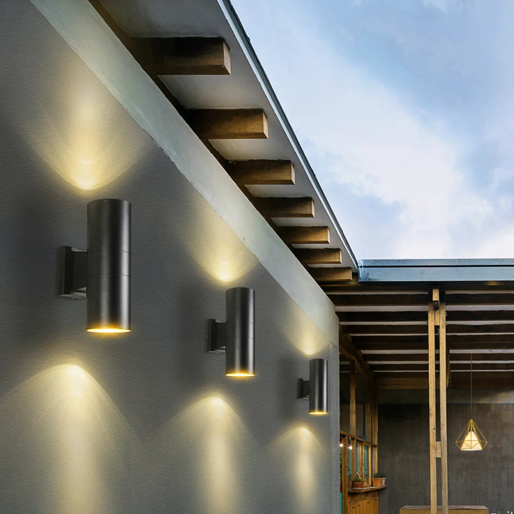 Modern LED Up Down Outdoor Wall Lamp 2*5W Exterior Wall Light Porch Garden light Indoor Sconce Home Decoration IP65 Waterproof Modern LED Up Down Outdoor Wall Lamp 2*5W Exterior Wall Light Porch Garden light Indoor Sconce Home Decoration IP65 Waterproof