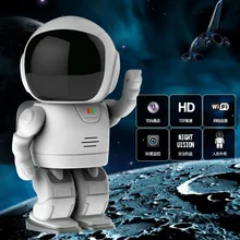 Clock Robot Wireless IP Security Camera with Onvif Surveillance Network WiFi CCTV Camera for Baby Monitor