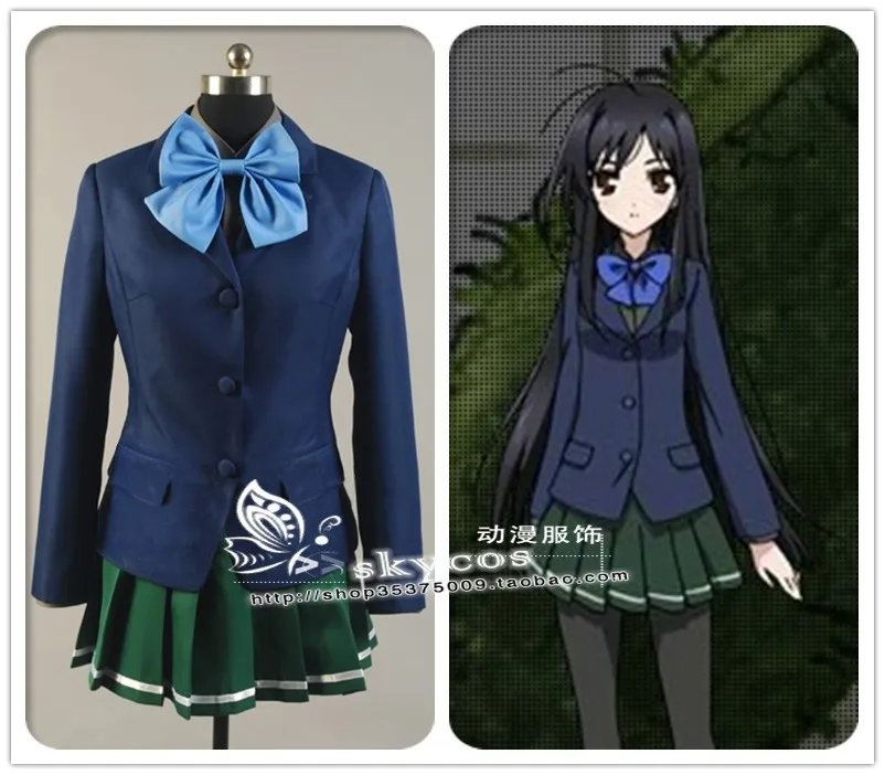Горячая аниме Accel World Косплей kuroyuki hime COS JK Колледж форма полный набор 4in пальто + рубашка + юбка + галстук