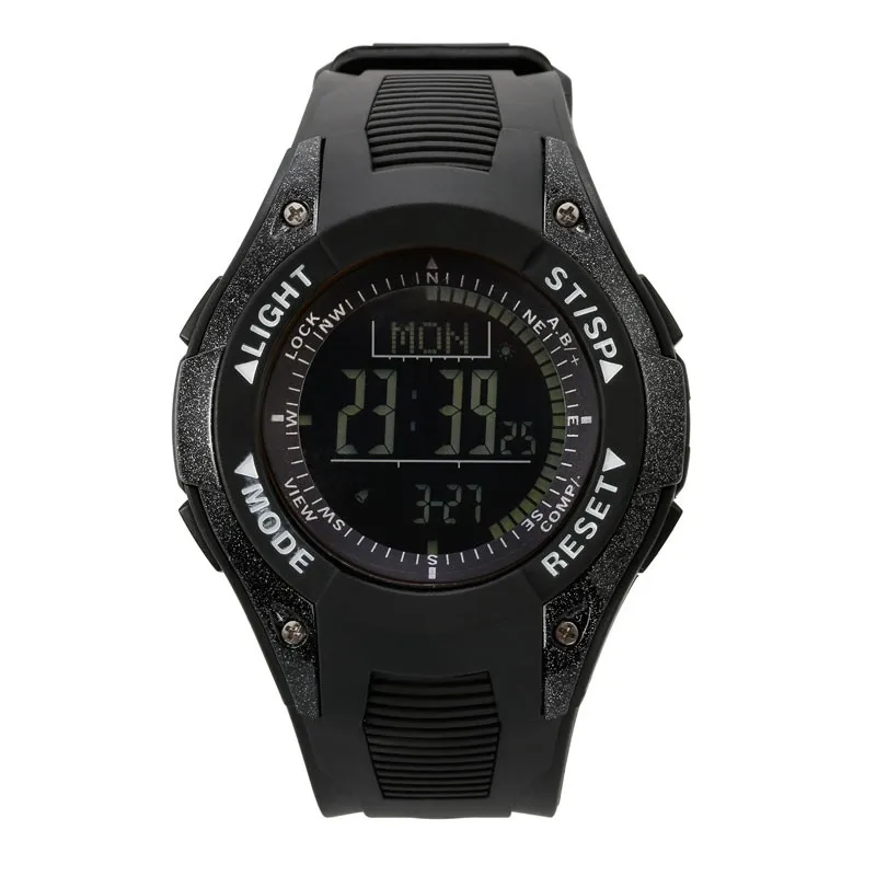 Sunroad часы Водонепроницаемый цифровые наручные часы W/высотомер + Барометр + Компасы + мировое время + Секундомер спортивные часы часы Для