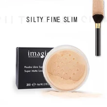 IMAGIC 28g Супер матовая свободные макияж Рассыпчатая пудра для лица отделка порошок прозрачный гладкая установка порошок, макияж, губная помада, po compactos