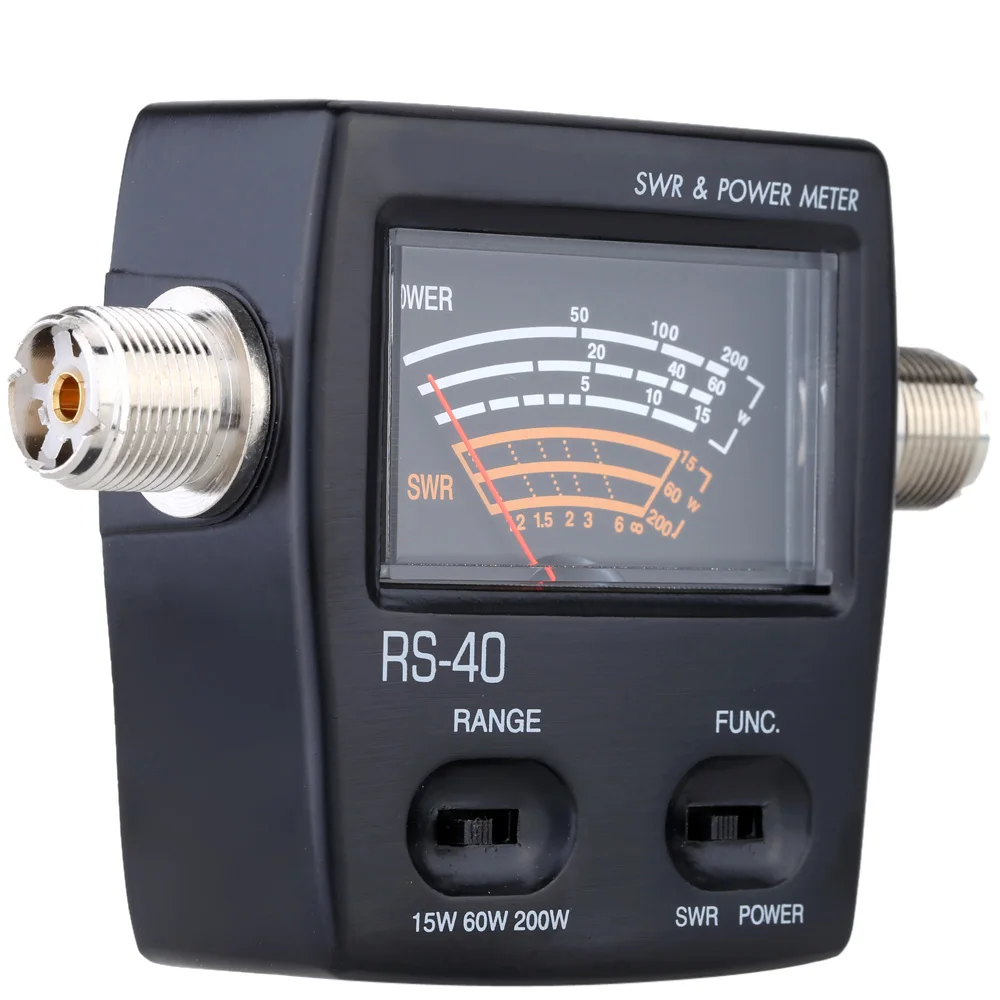 

SWR Standing Wave Ratio Watt Power Meter for HAM Mobile VHF UHF 200W