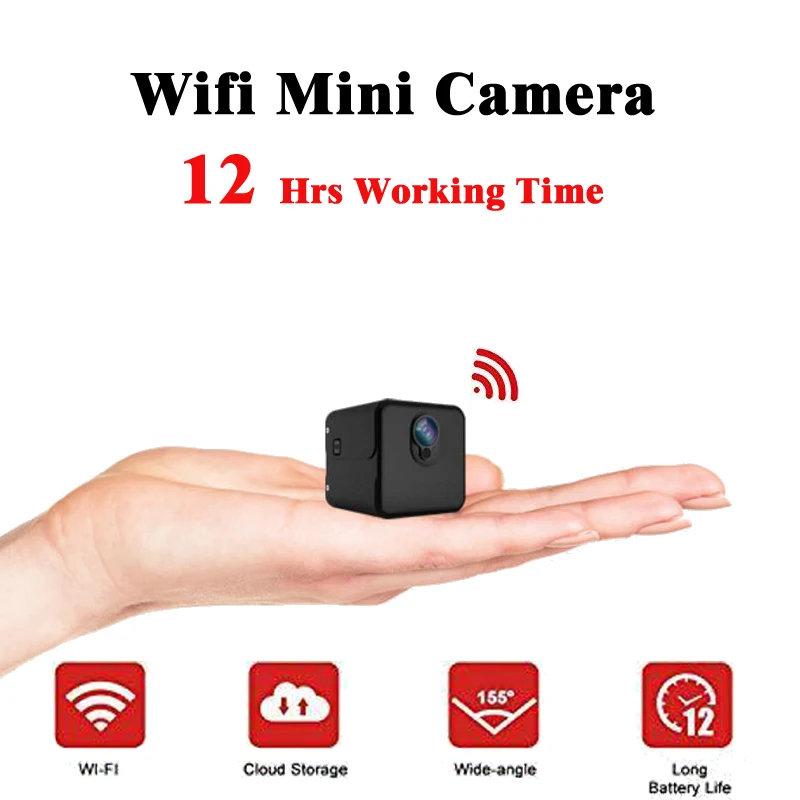 Ночная версия 1080P Wi Fi IP мини камера беспроводная для записи видео Поддержка