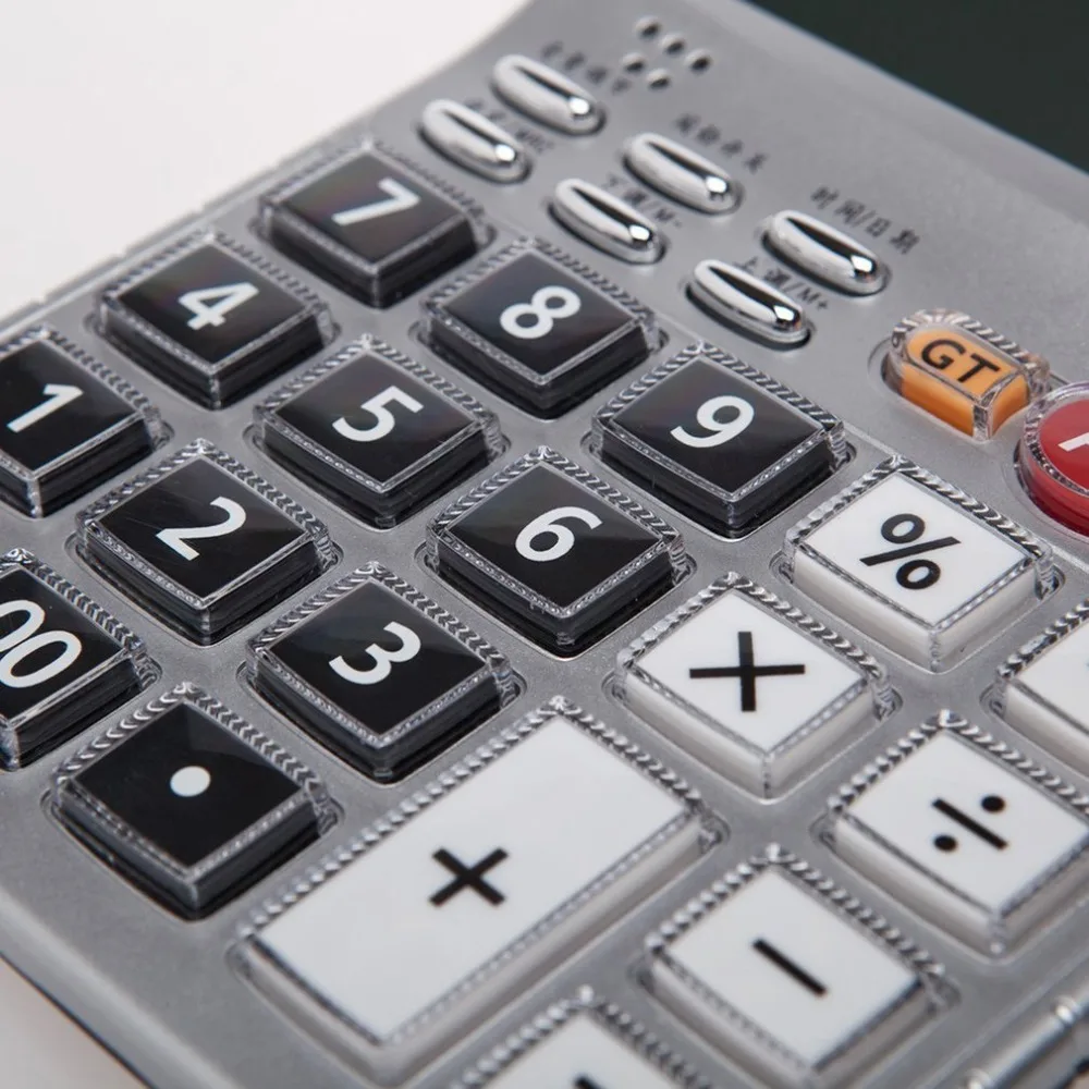 المهنية EC-1841 SUNWOO سطح المكتب حاسبة 12 أرقام الأعمال صوت آلة حاسبة إلكترونية المالية