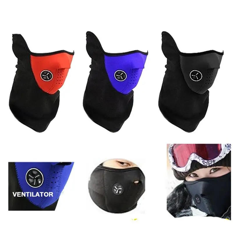 

Half Face Ski Mask Motorcycle Veil Bicycle Cycling&Snowboard Sport Masks Pollution Mask FM03