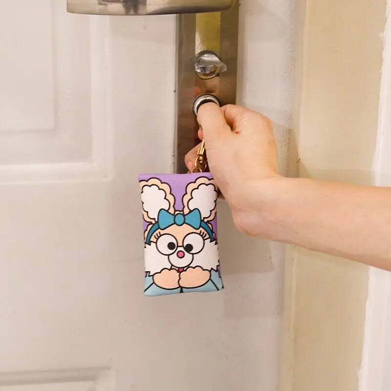 Маленькие сумочки для монет machimaro Rabbit сумки ключей с принтом животных в Корейском