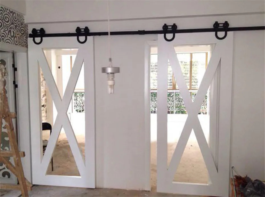 8 barn door country style 75810121315 ft horseshoe shaped sliding barn door hardware track for selection sliding kitin doors from home improvement on 8 barn door country style 75810121315 ft horseshoe shaped sliding barn door hardware track for selection sliding kitin doors from home improvement on