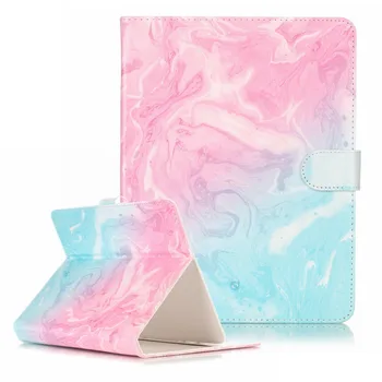 

Universal 8 inch Tablet Print Case Marble Grain Buckle Flip Stand Protective Cover For Samsung Asus Android 8" inch Tablet Coque