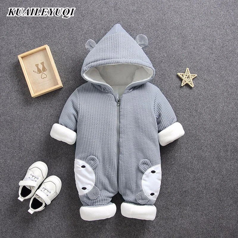 2022 Autumn Winter Coat Jumpsuit Baby Clothing Newborn Snowsuit Boy