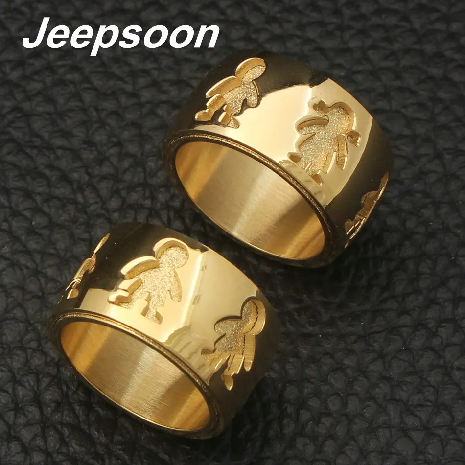 Горячая новейшие ювелирные изделия из нержавеющей стали золотого цвета и серебра высшего качества кольца для женщин подарок RBJFDGBB