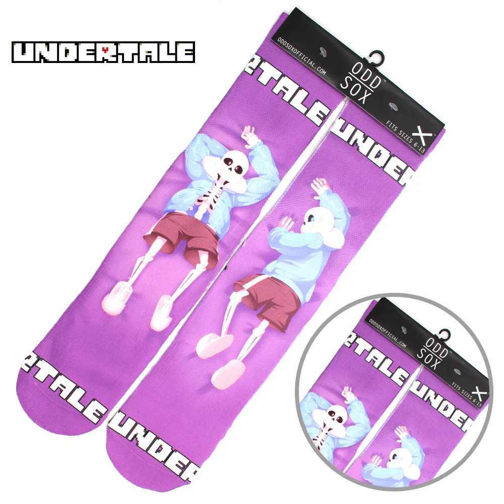 4X16" HOT Anime Game Undertale Sans Papyrus Cotton Stockings