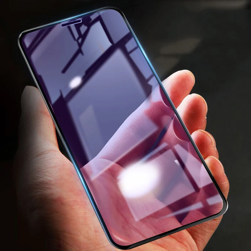 Suntaiho 9H Anti Purple Blue Ray Tempered Glass for iPhone XS MAX XR Eye-Protective Full Curved Screen Protector for iPhone 7 8P Suntaiho 9H Anti Purple Blue Ray Tempered Glass for iPhone XS MAX XR Eye-Protective Full Curved Screen Protector for iPhone 7 8P
