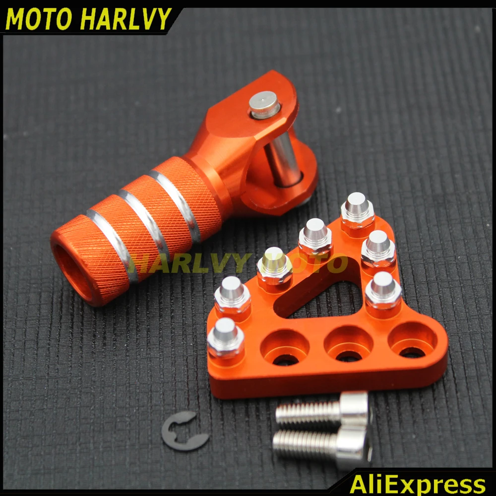 Prix pour Nouveau Design CNC Arrière De Frein Pédale Étape Conseils Et Gear Shifter Levier Pointe remplacement Pour KTM SX EXC XCF 125 250 300 350 450 400 530 Prix pour Nouveau Design CNC Arrière De Frein Pédale Étape Conseils Et Gear Shifter Levier Pointe remplacement Pour KTM SX EXC XCF 125 250 300 350 450 400 530