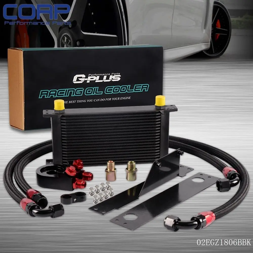 

19 Row AN10 Racing Engine Oil Cooler Kit For 01-05 Subaru Impreza WRX/STi