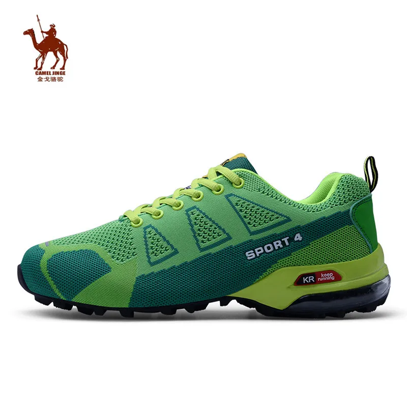 

CAMEL JINGE Men's Outdoor Hiking Shoes Breathable MD Sole Air Cushion Climbing Mountain Sport Shoes Zapatillas Trekking Hombre