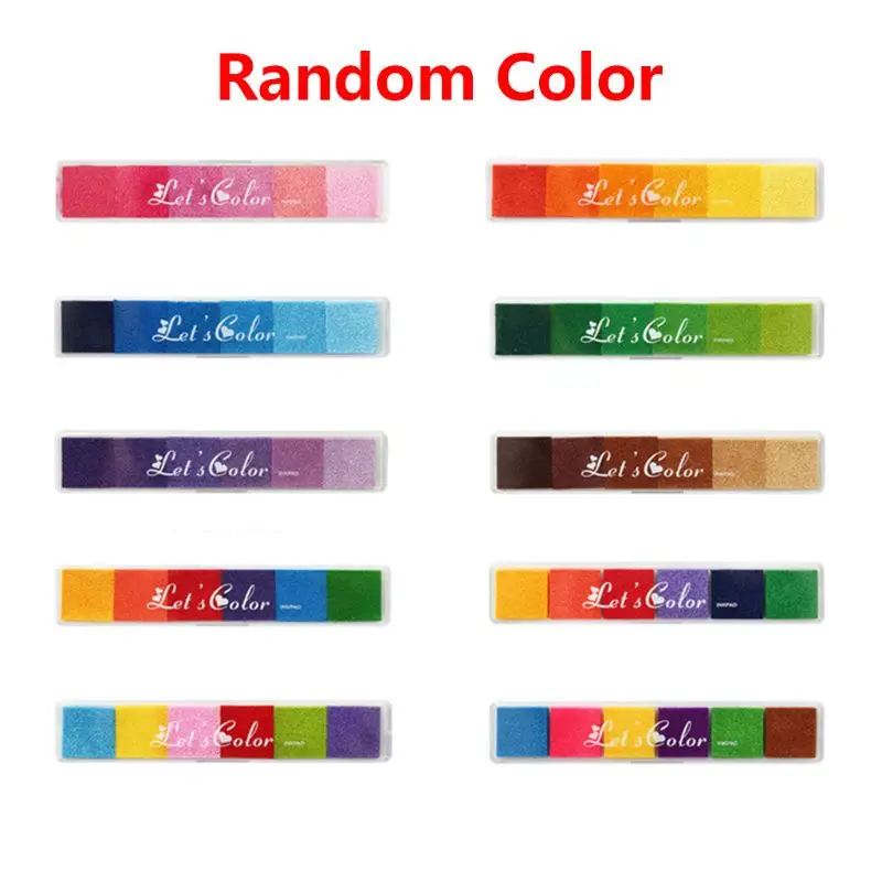 

Non Toxic Water-based Gradient Color Inkpad Ink Pad DIY Crafts Finger Print Digital Printing Scrapbooking Stamps Decorative