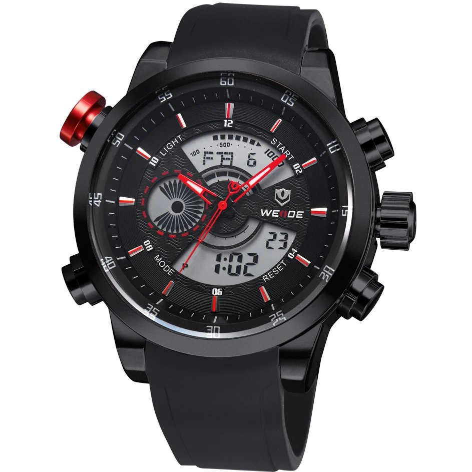 2016 новая мода WEIDE Элитный бренд Для мужчин кварцевые Винтажные часы Для мужчин Повседневное спортивные часы Военная Униформа Наручные часы