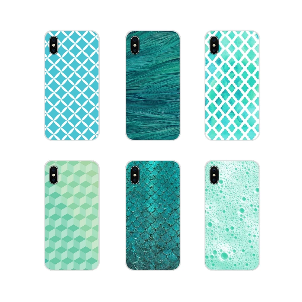 

Accessories Phone Shell Covers For Huawei P Smart Mate Honor 7A 7C 8C 8X 9 P10 P20 Lite Pro Plus Fashion Aqua Silver Green Mint