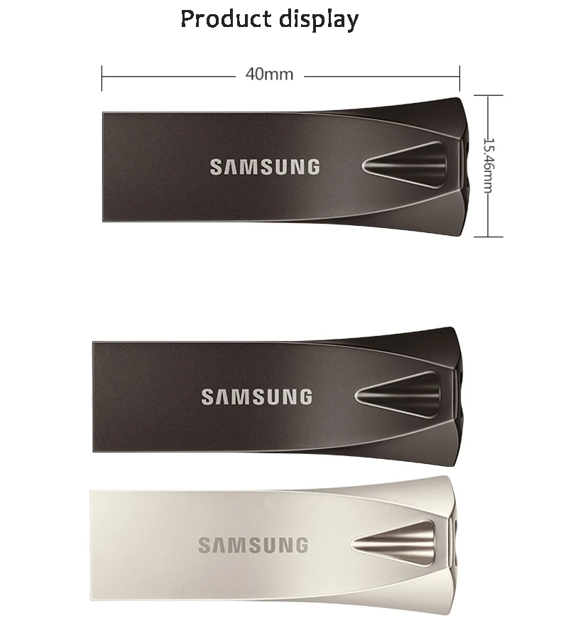 SAMSUNG BAR PLUS 300 МБ/с. 256 ГБ 128 ГБ Usb флэш-накопитель Usb 3,1 200 МБ/с. 64 Гб оперативной памяти, 32 Гб встроенной памяти Usb 3,0 флеш-накопитель металлический флеш-накопитель запоминающее устройство