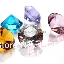 20 мм(20 шт./лот) Многоцветный Комбинации Имитация Алмазный кристалл граненый Призма