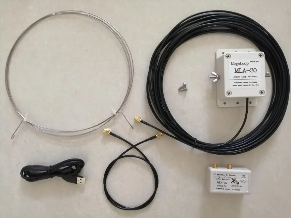 MLA-30 Loop antenna Active receiving antenna 100kHz- 30MHz For Shortwave radio