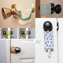 Baby Safety Keep Quiet Cushy Closer Door Latch Cover Cushion Cotton Door Close Kids Protector Pad