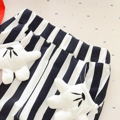 Новый летний женский дети мультфильм кролик костюм воротник coll внешней торговли