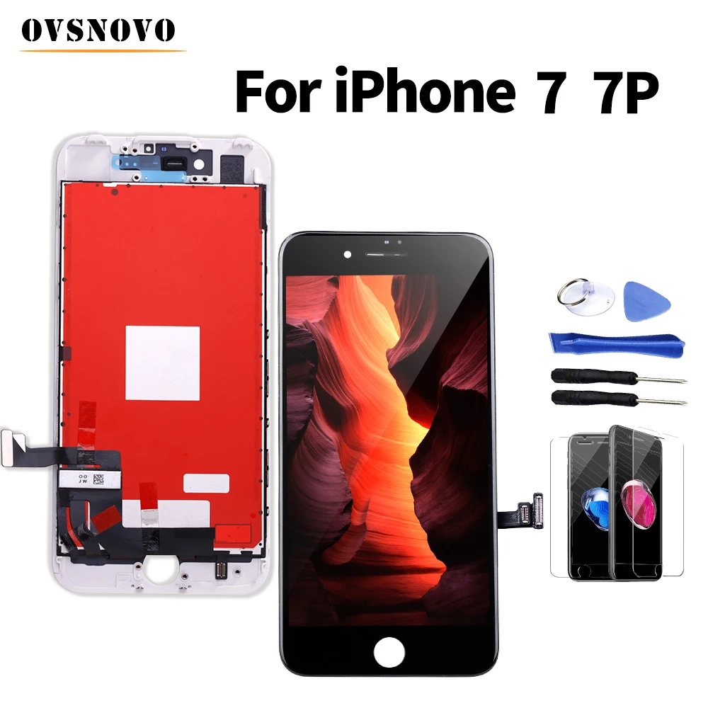 

AAA Quality LCD For iPhone 7 ecran for iPhone 7 plus LCD Display Touch Screen Replacement Digitizer Assembly+Tempered Glass&Tool