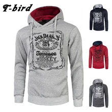 T-bird hoodies Men Sweatshirt Letter printing 2018 Brands hoody moletom masculino Mens Autumn winter hoodie Hip Hop Pullover XX