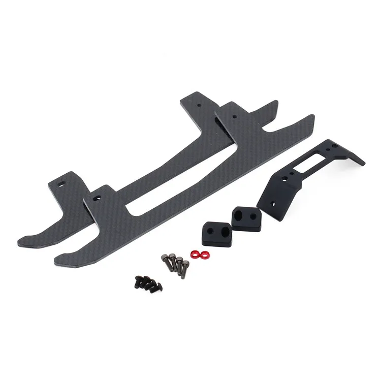 Goedkoop ALZRC Duivel 380 Helikopter Onderdelen 380 SNELLE Koolstofvezel Landing Skid Set Zwart Fit SAB Goblin D380 U08 B