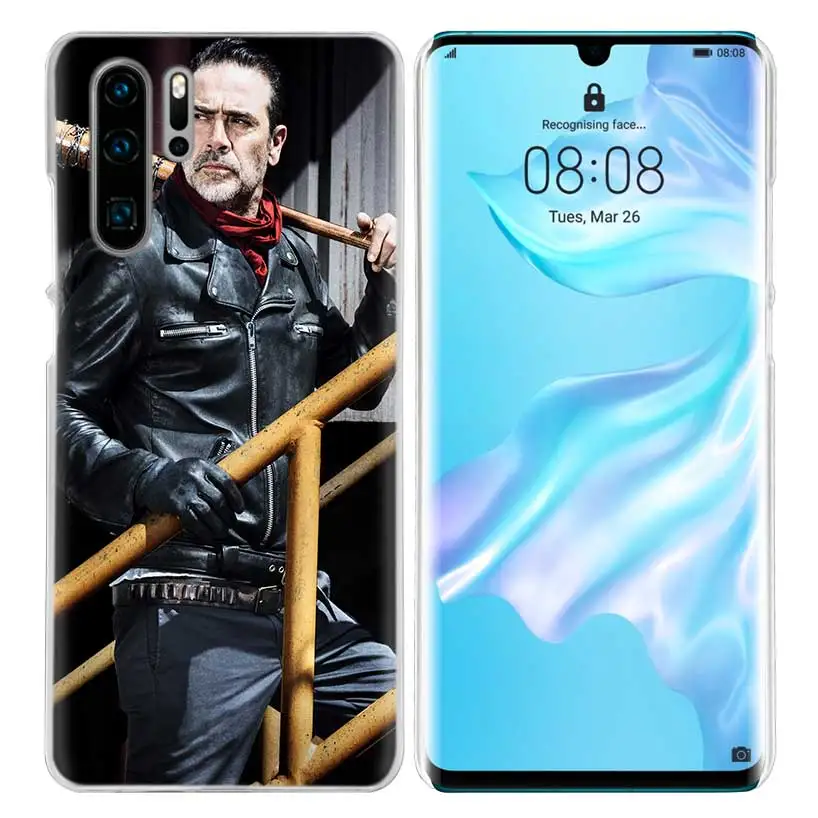 Чехол Negan Walking Dead для huawei P20 P Smart Z Plus Nova 5 5i P30 P10 P9 P8 mate 10 20 lite Pro жесткий чехол для телефона из поликарбоната - Цвет: 01