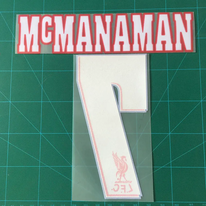 Флокирование футбольная nameset#7 MCMANAMAN#9 FOWLET - Цвет: white 7