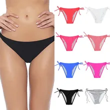 Женские бикини, однотонные купальные плавки, летняя сексуальная одежда для плавания, купальный костюм для девочек, новые палавательные трусики на низкой талии, трусы, щипцы