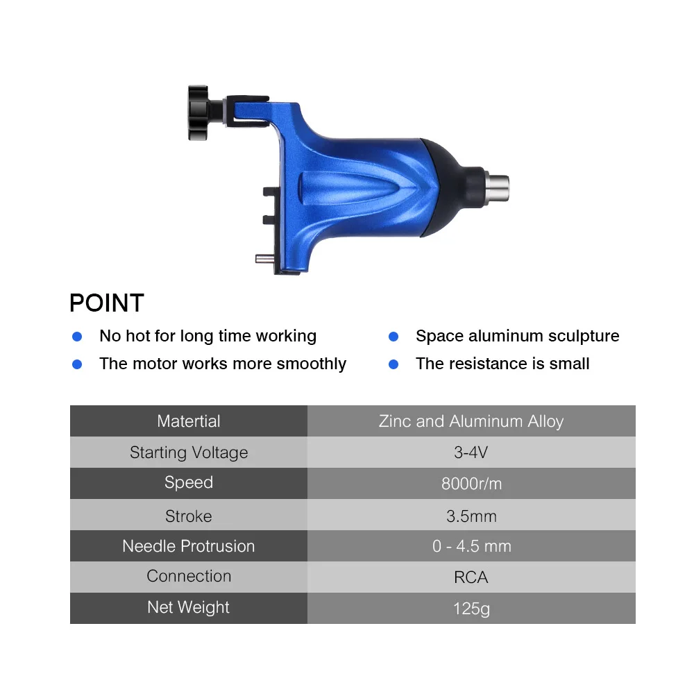 Solong Tattoo, новинка, алюминиевый сплав, роторная татуировка, машинка, пистолет, мощная, 10 Вт, мотор для шейдеров и Линнер M647