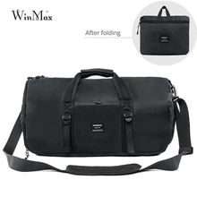 Winmax дорожная сумка для сухого влажного разделения, большая емкость, складные дорожные сумки для путешествий, сумка для фитнеса, Мужская многофункциональная дорожная сумка