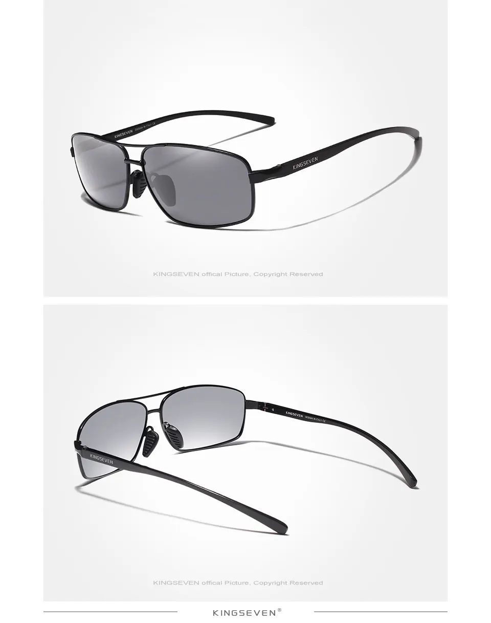 KINGSEVEN New Polarized Photochromic Sunglasses Chameleon