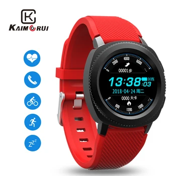 

Men Smart Watch IP68 Waterproof Bluetooth Smart Watch Answer Call Silica Gel Band for Android IOS Heart Rate Smart Phone Watch