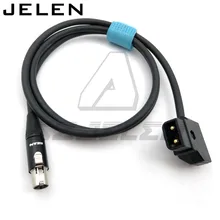 Tvlogic монитор линии электропередачи, Arri камеры монитор 12 В монитор кабель питания, d-TAP для Mini XLR Plug 4 pin 80 см